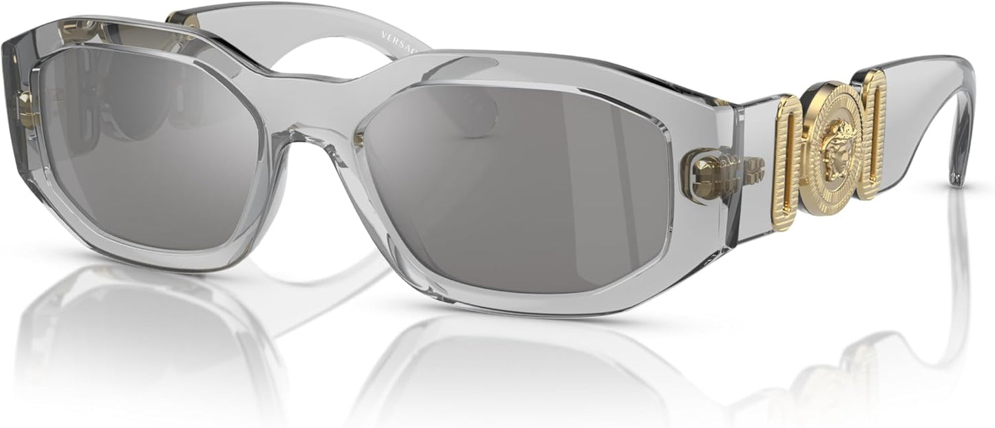 Man Sunglasses Black Frame, Dark Grey Lenses, 53MM