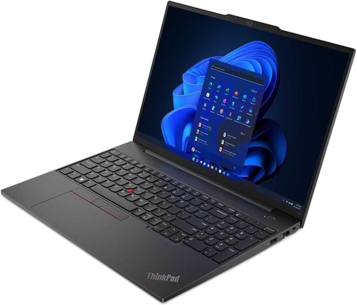 Thinkpad E16 Business Laptop, 16" WUXGA Display, AMD Ryzen 5 7530U (Beat I7-1165G7), 40GB RAM, 2TB Pcie SSD, Webcam, HDMI, RJ-45, Fingerprint Reader, Wi-Fi 6, Windows 11 Pro, Black