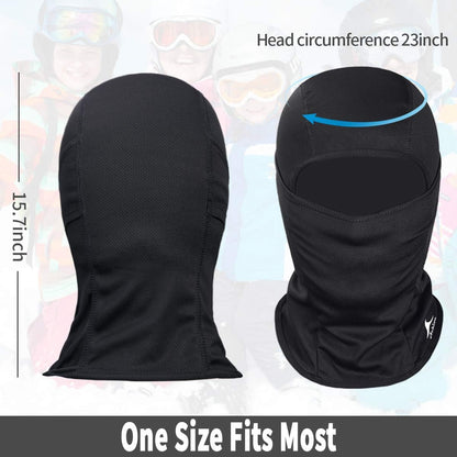 Masque de ski pour hommes et femmes, cagoule, masque de protection UV, léger pour moto et snowboard