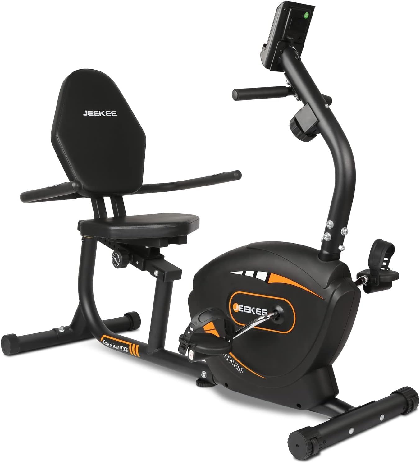 Vélo d’Appartement Semi-Allongé JEEKEE – Silencieux & Ergonomique pour Adultes et Seniors