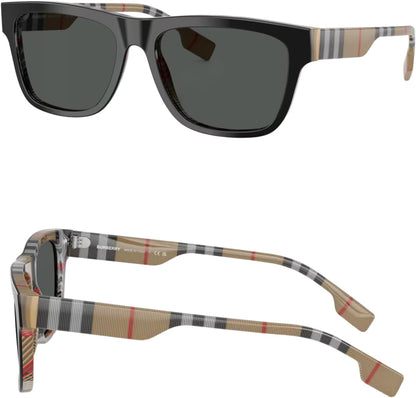 🕶️ BURBERRY BE4293 – Lunettes de Soleil Carrées en Acétate avec Kit Luxe eSHADES