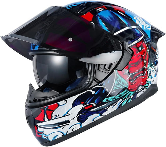 Casque Moto Intégral HAX – Design Aérodynamique et Confort Supérieur ✅ Sécurité Homologuée DOT
