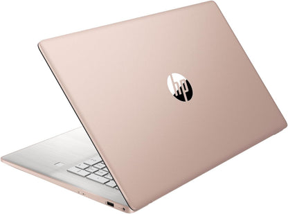 Essential 17T Laptop, 17.3" HD+ Touchscreen, Intel Core I7-1355U, 32GB RAM, 1TB SSD, Webcam, HDMI, Backlit Keyboard, Fingerprint Reader, Wi-Fi 6, Windows 11 Home, Pale Rose Gold
