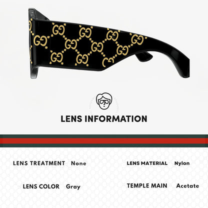 Lunettes de Soleil GG0983S – Designer Aviator Carrées | Luxe & Style