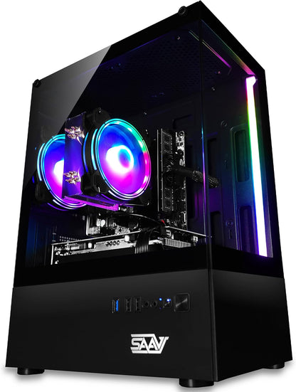 SAAV X1 Prebuilt Gaming PC Desktop