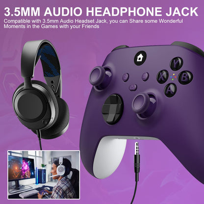 🎮 Manette Sans Fil Xbox – Violet (2.4 GHz, Compatible Xbox & PC)