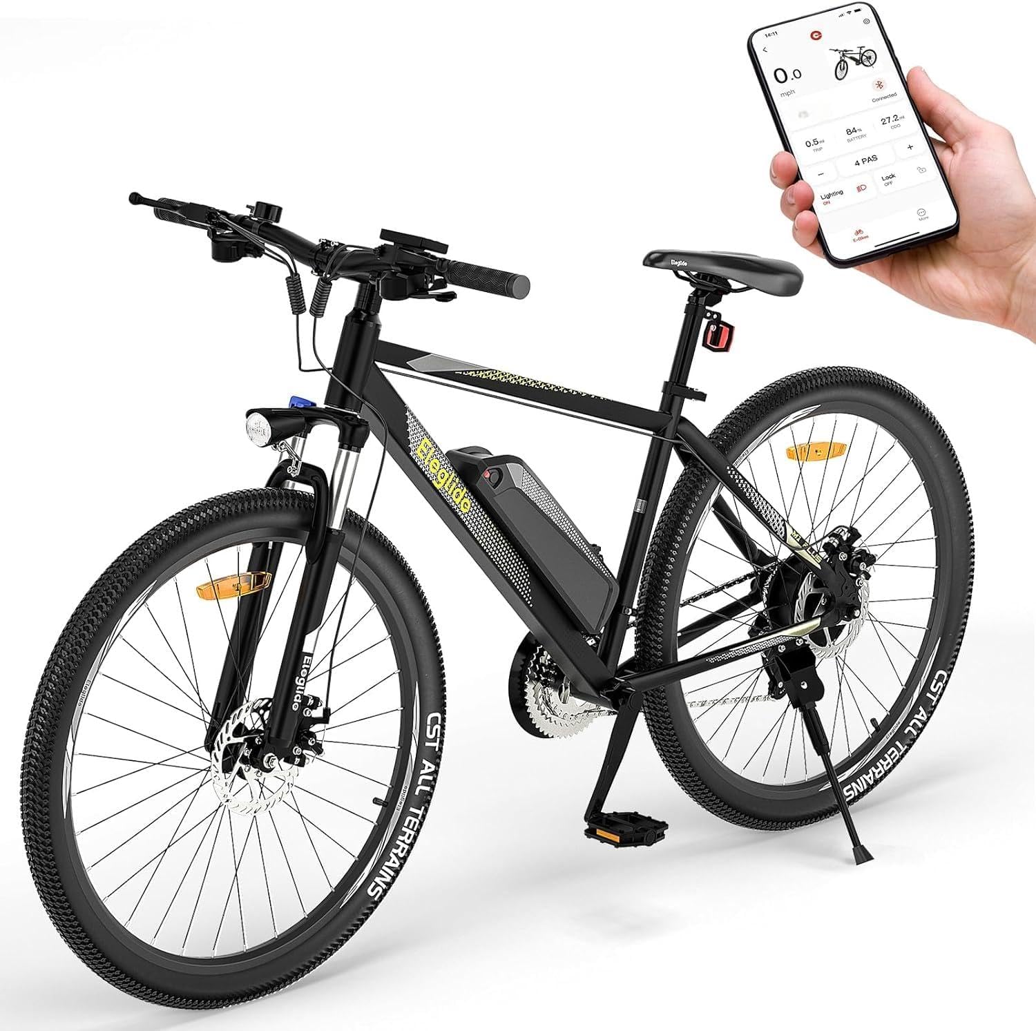 Vélo Électrique Eleglide M1 Plus VTT 27,5"/29" - Batterie 12,5 Ah, Écran LCD, 21 Vitesses, 3 Modes de Conduite - Idéal pour l'Aventure