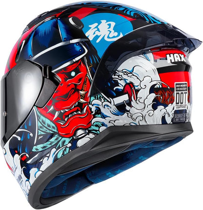 Casque Moto Intégral HAX – Design Aérodynamique et Confort Supérieur ✅ Sécurité Homologuée DOT