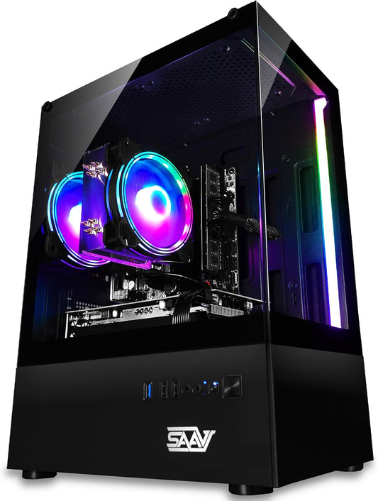 SAAV X1 Prebuilt Gaming PC Desktop