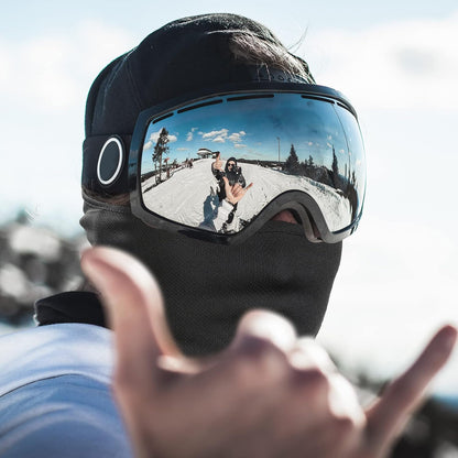 Masque de ski pour hommes et femmes, cagoule, masque de protection UV, léger pour moto et snowboard