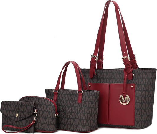👜 Ensemble 4-en-1 Sac Fourre-Tout Femme – Élégance & Polyvalence au Quotidien