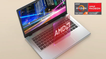 Aspire 3 A315-24P-R7VH Slim Laptop | 15.6" Full HD IPS Display | AMD Ryzen 3 7320U Quad-Core Processor | AMD Radeon Graphics | 8GB LPDDR5 | 128GB Nvme SSD | Wi-Fi 6 | Windows 11 Home in S Mode