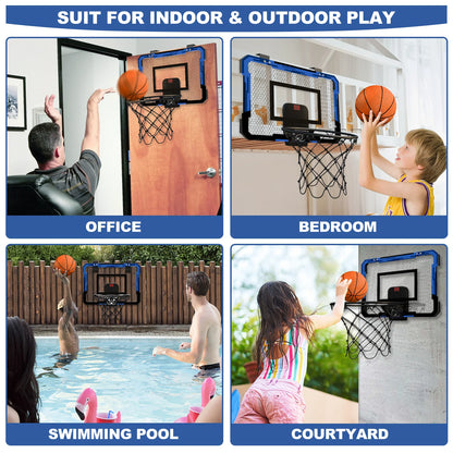 Panier de Basket Mini QDRAGON avec Scoreur Électronique – Un Jeu de Basket Fun et Interactif à l'Intérieur !