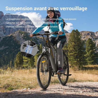 Vélo Électrique Eleglide T1 - VTT Urbain 27,5" | Moteur 250W | Batterie 36V 13Ah | 7 Vitesses | E-Bike Homme/Femme