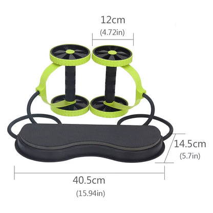 Roulette Abdominale - Exerciseur Abdominal Portable et Multifonctionnel
