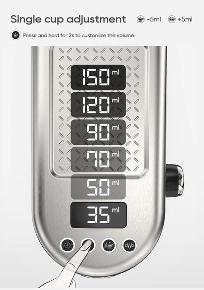 HiBREW H10B – Machine à Expresso Semi-Automatique 20 Bars – Température Réglable – Café Chaud Froid