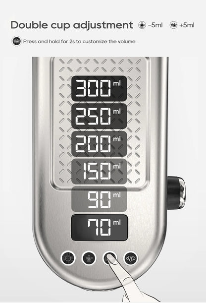 HiBREW H10B – Machine à Expresso Semi-Automatique 20 Bars – Température Réglable – Café Chaud Froid