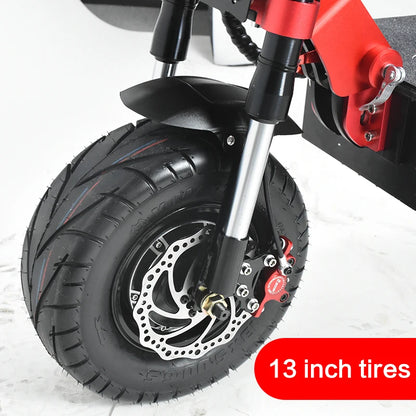 6000W Extreme Speed Off-Road 90km/h 13 pouces  60V   90km/h