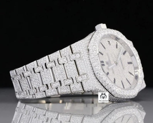 Hot Sale Men Womens Moissanite Watch D VVS Moissanite Pass Diamond Tester Luxury Watch Hip Hop Style Iced Out Wrist Watches
