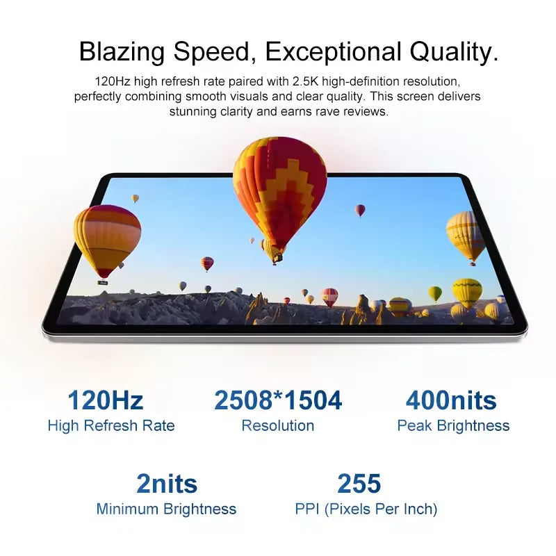 HONOR Pad X9A Version ue 11.5 "120Hz 2.5K écran Fullview Snapdragon 685 mince corps en métal tablette WiFi Android15 8300mAh batterie