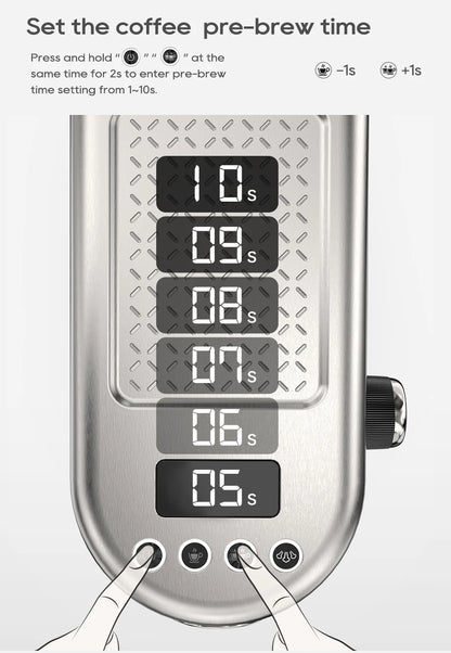 HiBREW H10B – Machine à Expresso Semi-Automatique 20 Bars – Température Réglable – Café Chaud Froid