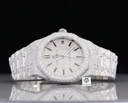 Hot Sale Men Womens Moissanite Watch D VVS Moissanite Pass Diamond Tester Luxury Watch Hip Hop Style Iced Out Wrist Watches