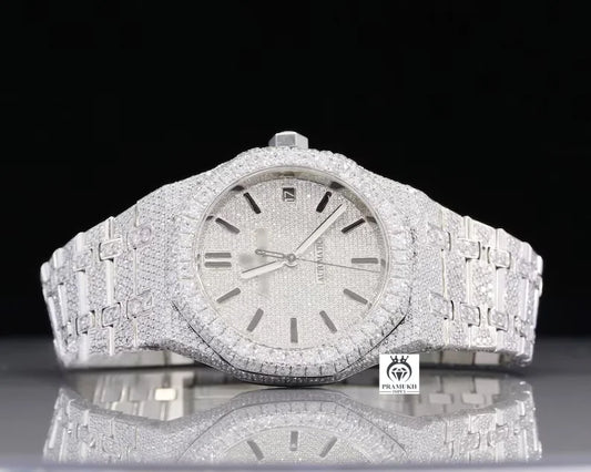 Hot Sale Men Womens Moissanite Watch D VVS Moissanite Pass Diamond Tester Luxury Watch Hip Hop Style Iced Out Wrist Watches