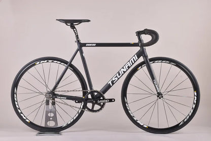 Tsunami SNM100 Fixie vélo à pignon fixe piste vélos de course à vitesse unique 700C cadre en aluminium pièces de cyclisme personnalisables sans frein