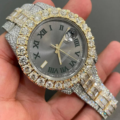 Montre VVS Automatique Luxe – Design Iced Hip Hop & Moissanite