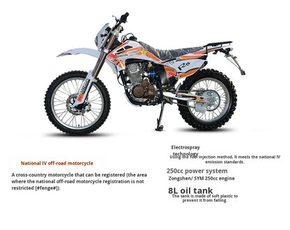 🏍️ Moto Cross Sai Mo 250cc – Puissance &amp; Adrénaline Off-Road