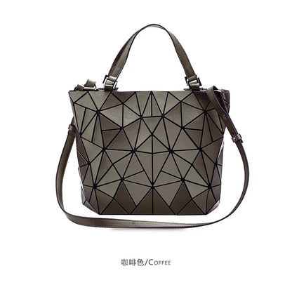 Sac Géométrique Reflet Lumineux Pliable pour Femmes (2025)