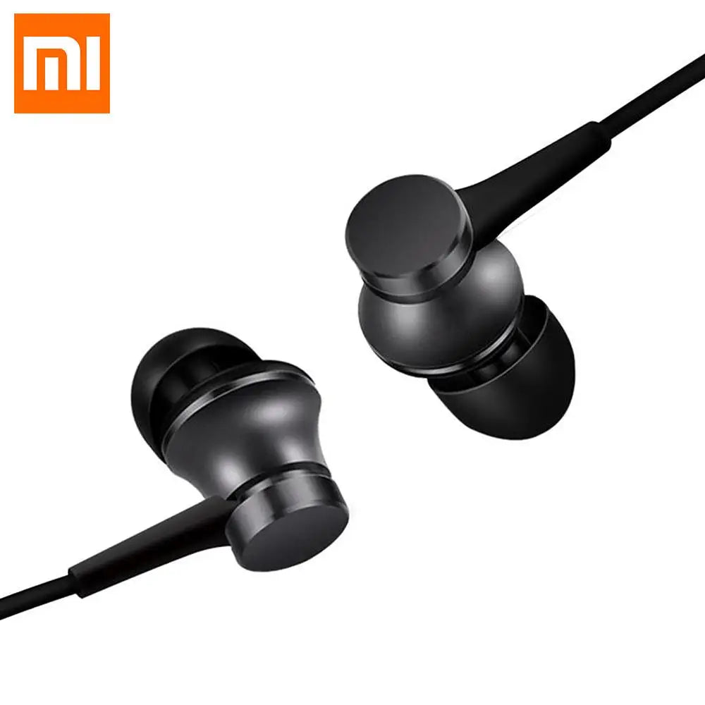 Original Xiaomi casque Mi Piston 3 dans l'oreille frais 3.5mm fil contrôle écouteur musique stéréo micro pour Huawei Xiaomi Smartphone
