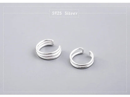 REETI 925 boucles d'oreilles à Clip en argent Sterling manchette d'oreille pour femmes fille dame sans Piercing boucle d'oreille bijoux