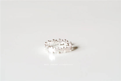 REETI 925 bagues en argent Sterling pour femmes fleur bague ouverte Style dame prévenir l'allergie bijoux en argent Sterling