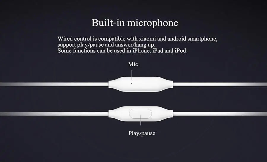 Original Xiaomi casque Mi Piston 3 dans l'oreille frais 3.5mm fil contrôle écouteur musique stéréo micro pour Huawei Xiaomi Smartphone