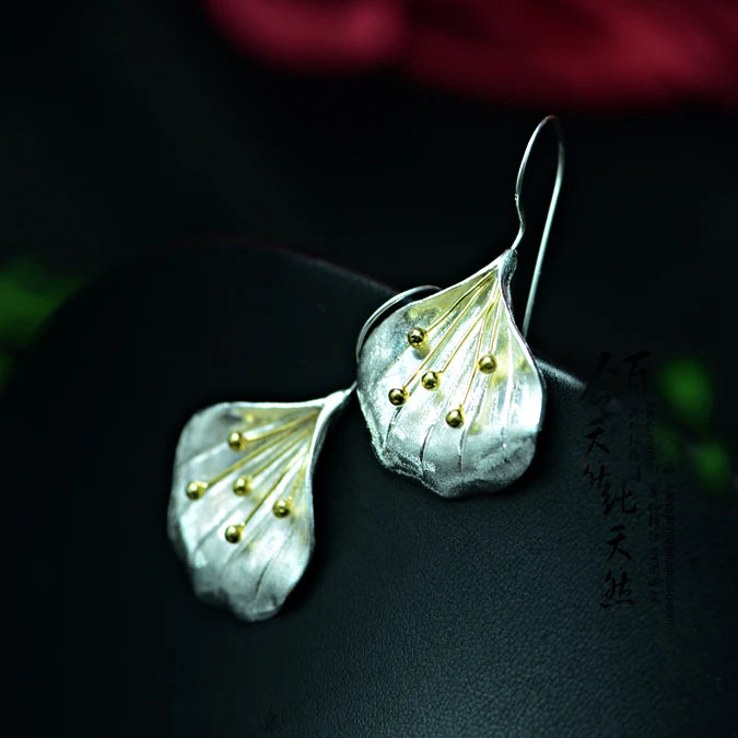 Boucles d'oreilles longues en argent Sterling 925 pour femmes, bijoux à la mode, personnalité manuelle, longues fleurs