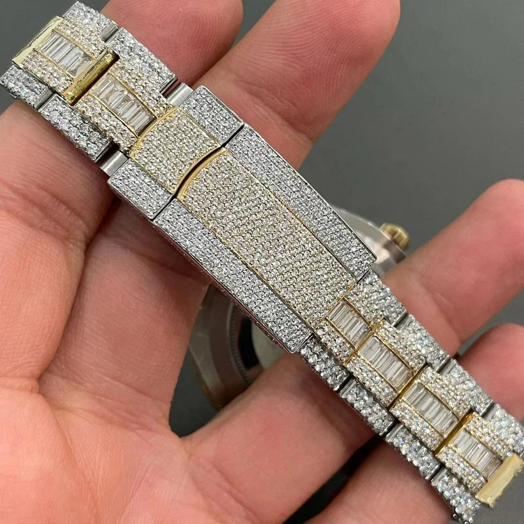 Montre VVS Automatique Luxe – Design Iced Hip Hop & Moissanite