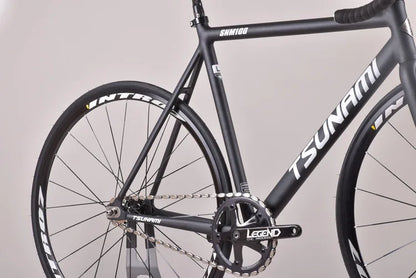Tsunami SNM100 Fixie vélo à pignon fixe piste vélos de course à vitesse unique 700C cadre en aluminium pièces de cyclisme personnalisables sans frein