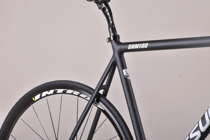 Tsunami SNM100 Fixie vélo à pignon fixe piste vélos de course à vitesse unique 700C cadre en aluminium pièces de cyclisme personnalisables sans frein