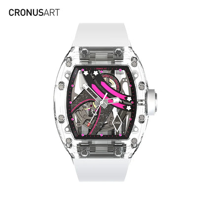 Kronos Art RM Style – Montre Mécanique Homme à Cadran Squelette & Boucle Papillon
