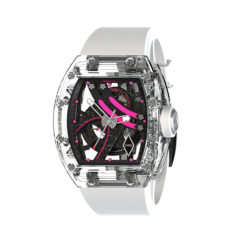 Kronos Art RM Style – Montre Mécanique Homme à Cadran Squelette & Boucle Papillon