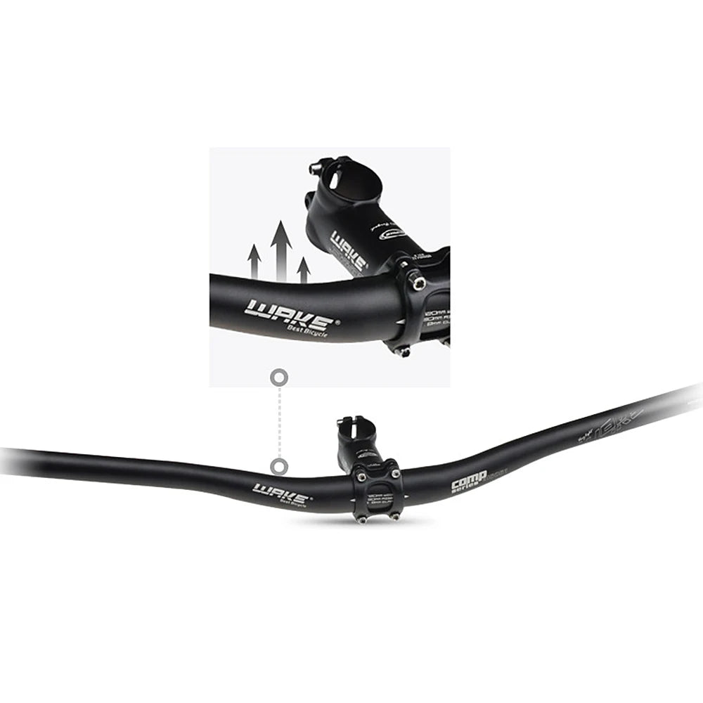 Guidon VTT en alliage d’aluminium – Barre de surélévation 31.8mm, largeur 701-800mm, pièces vélo de montagne