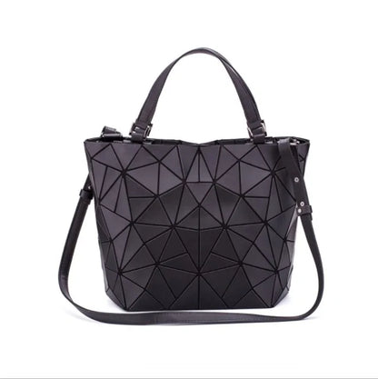 Sac Géométrique Reflet Lumineux Pliable pour Femmes (2025)
