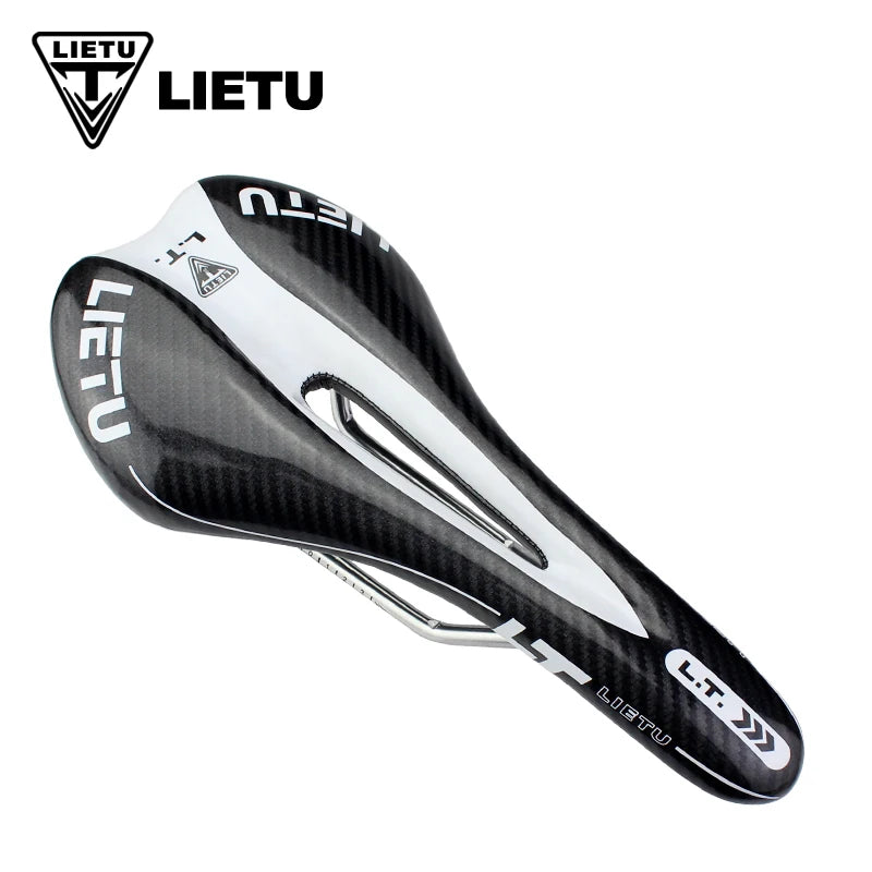 LIETU – Selle VTT en Fibre de Carbone, Coussin Imperméable et Anti-choc pour Vélo de Route
