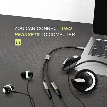 🔊 QGeeM Splitter Audio 3.5mm – Partagez Votre Son en Toute Simplicité ! 🎧🔗