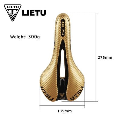LIETU – Selle VTT en Fibre de Carbone, Coussin Imperméable et Anti-choc pour Vélo de Route