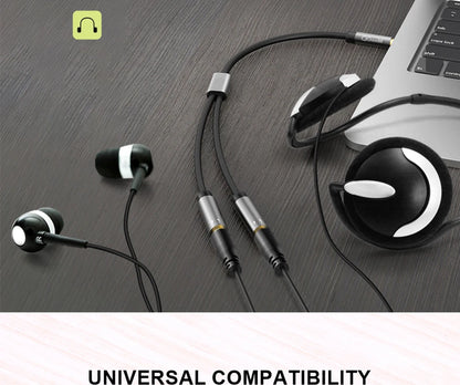 🔊 QGeeM Splitter Audio 3.5mm – Partagez Votre Son en Toute Simplicité ! 🎧🔗