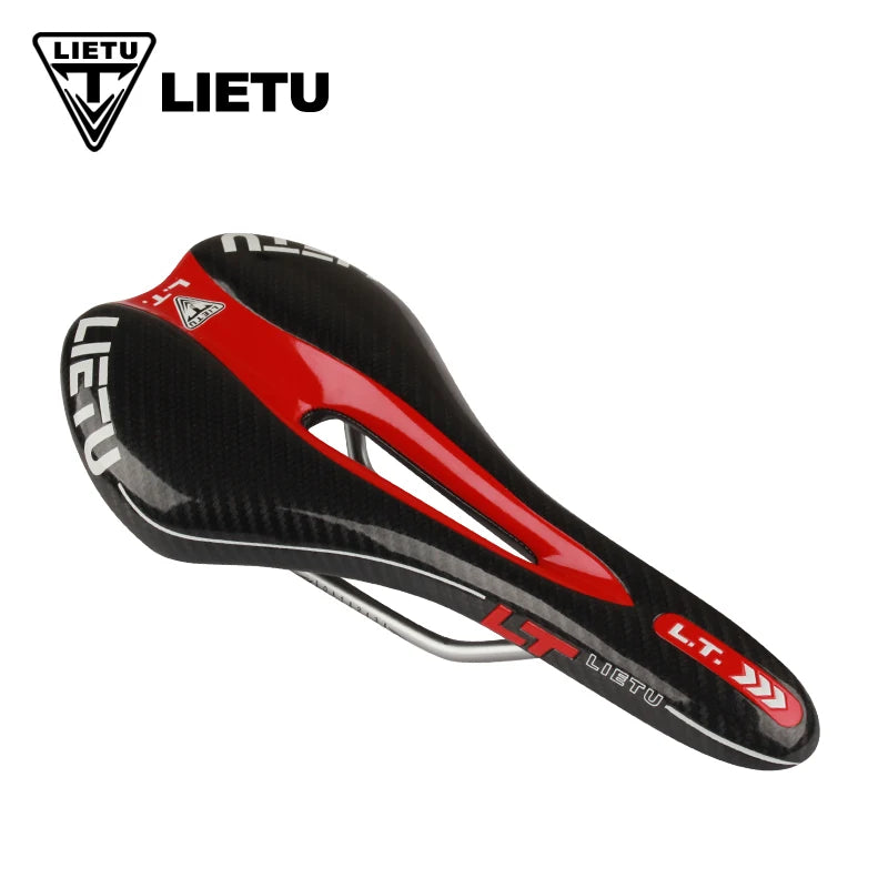 LIETU – Selle VTT en Fibre de Carbone, Coussin Imperméable et Anti-choc pour Vélo de Route