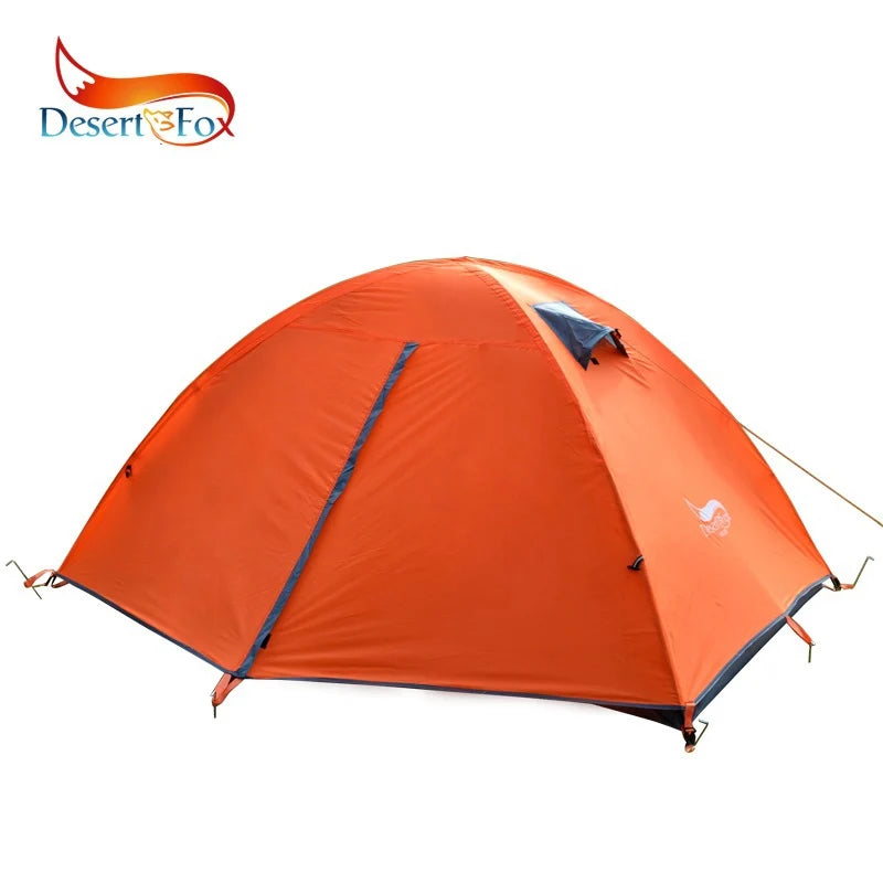 Tente de Camping 2 Personnes Desert & Fox – Imperméable, Légère & 4 Saisons