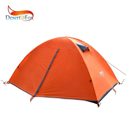 Tente de Camping 2 Personnes Desert & Fox – Imperméable, Légère & 4 Saisons